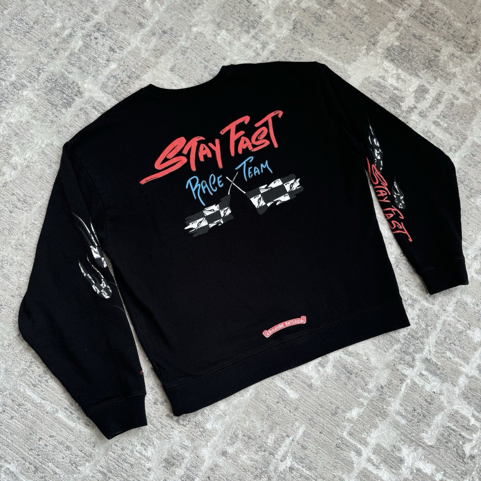 Chrome Hearts Matty Boy Stay Fast Pullover Crewneck 
