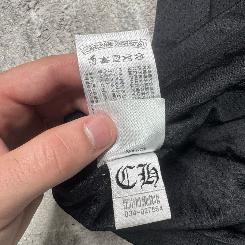 Chrome Hearts Mesh CH Stadium Long Sleeve Jersey 