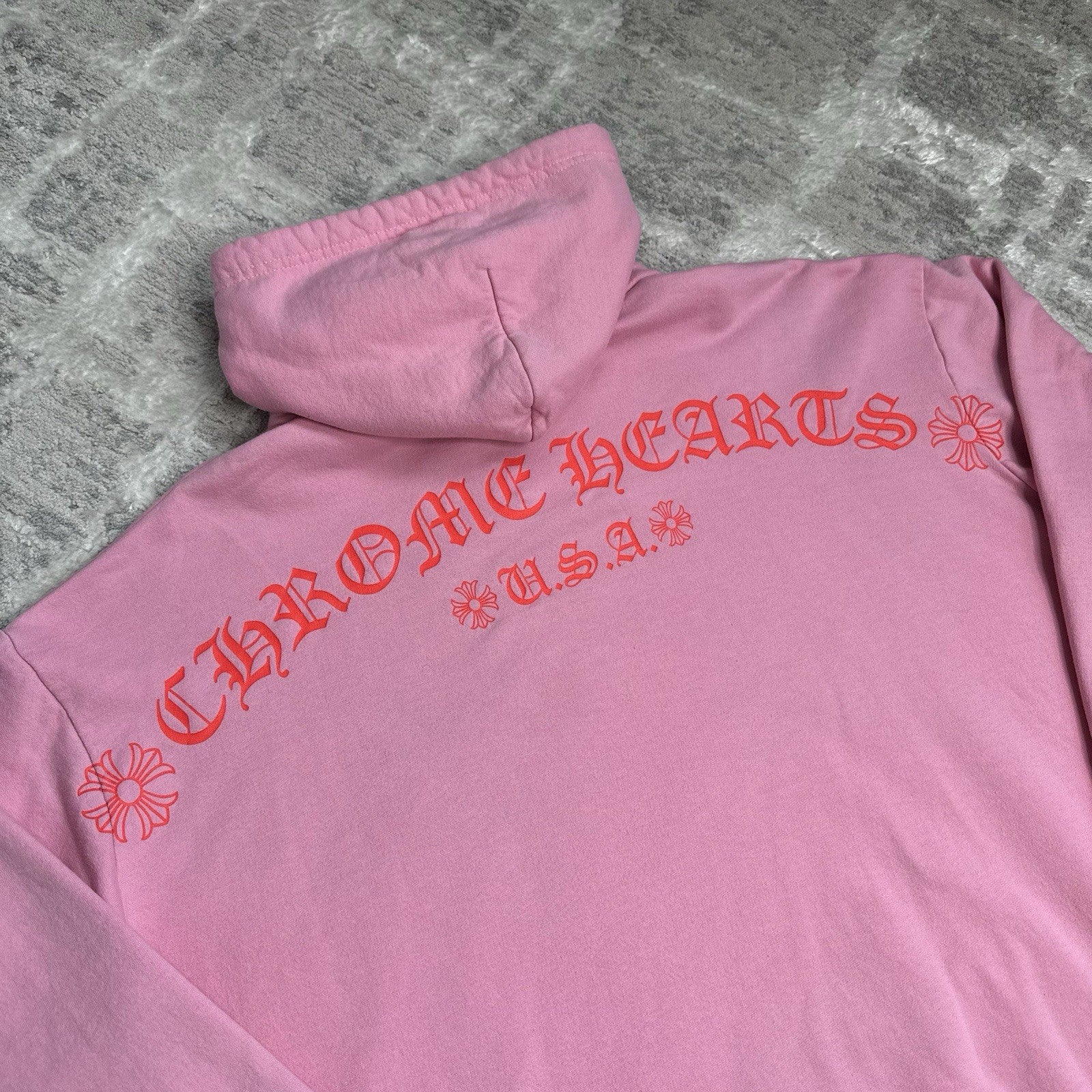 Chrome Hearts T Bar Logo Pullover Hoodie 