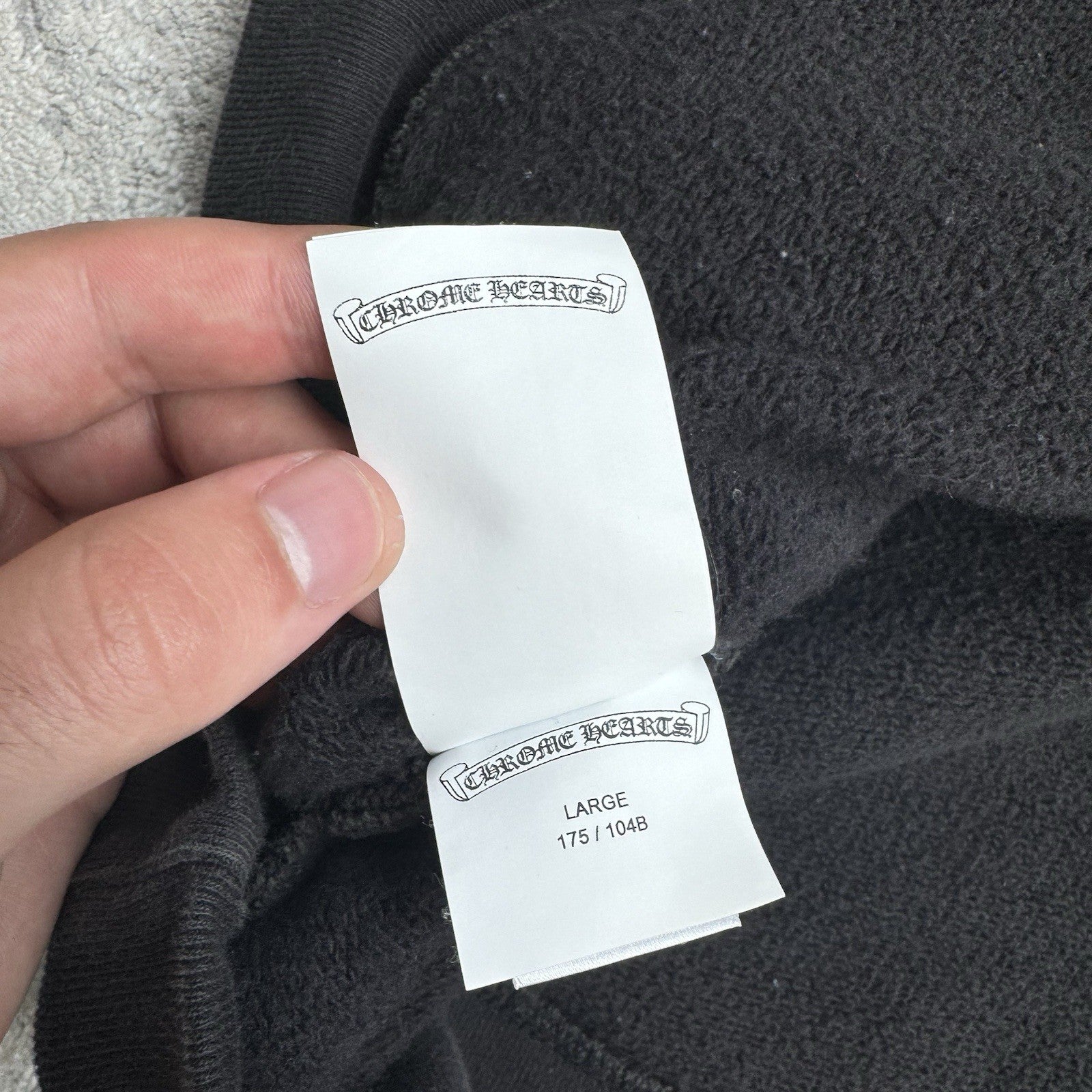 Chrome Hearts Paper Jam Triple Cross Zip Up Hoodie 