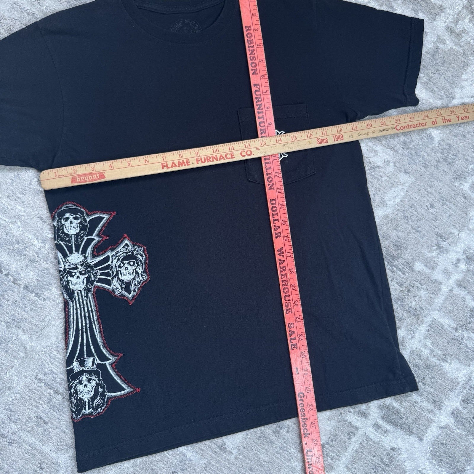 Chrome Hearts Guns N Roses Short Sleeve Tee Shirt 