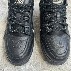 Louis Vuitton Trainer Low ‘embossed Monogram’ Sz- 8.5LV