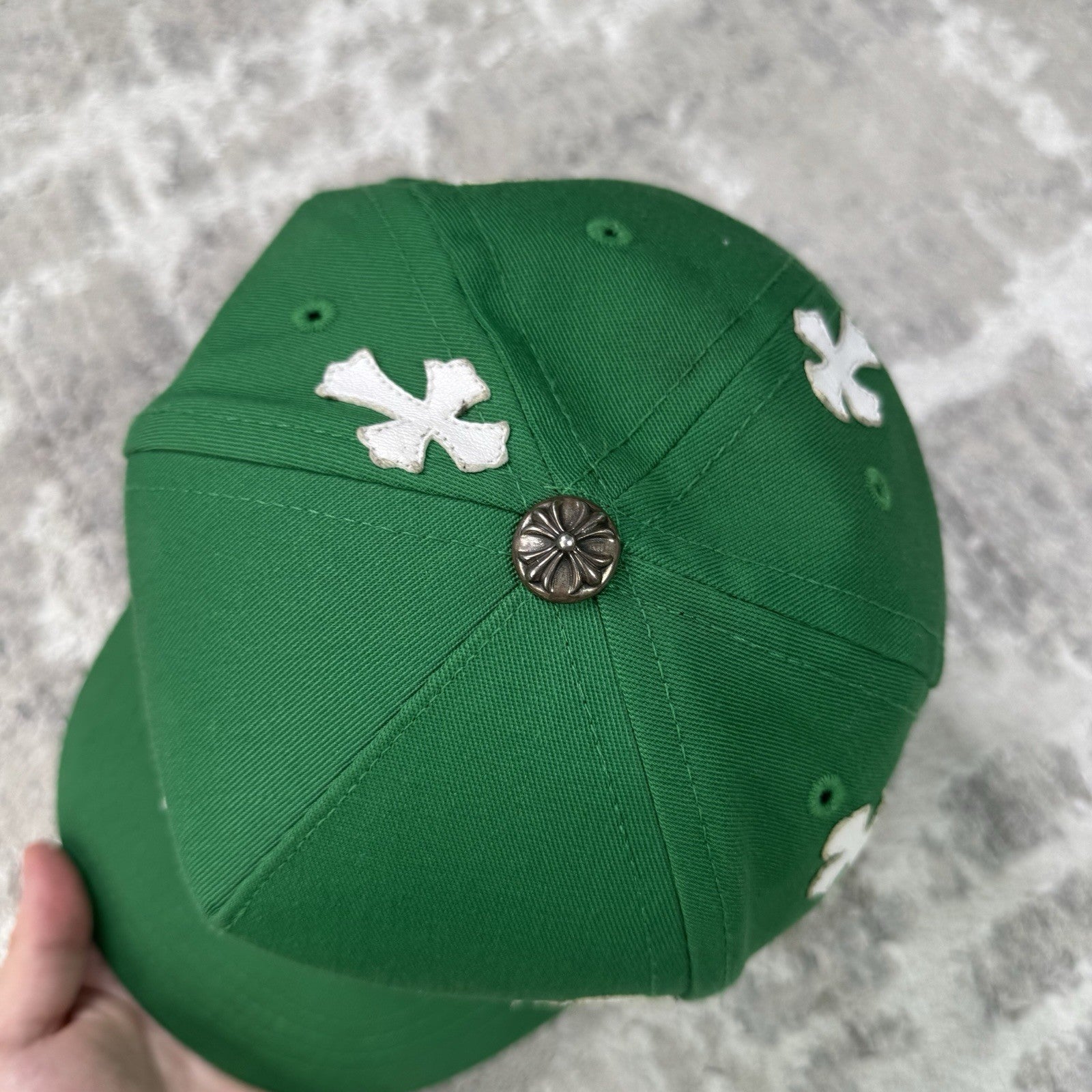 Chrome Hearts Cross Patch Baseball Hat 