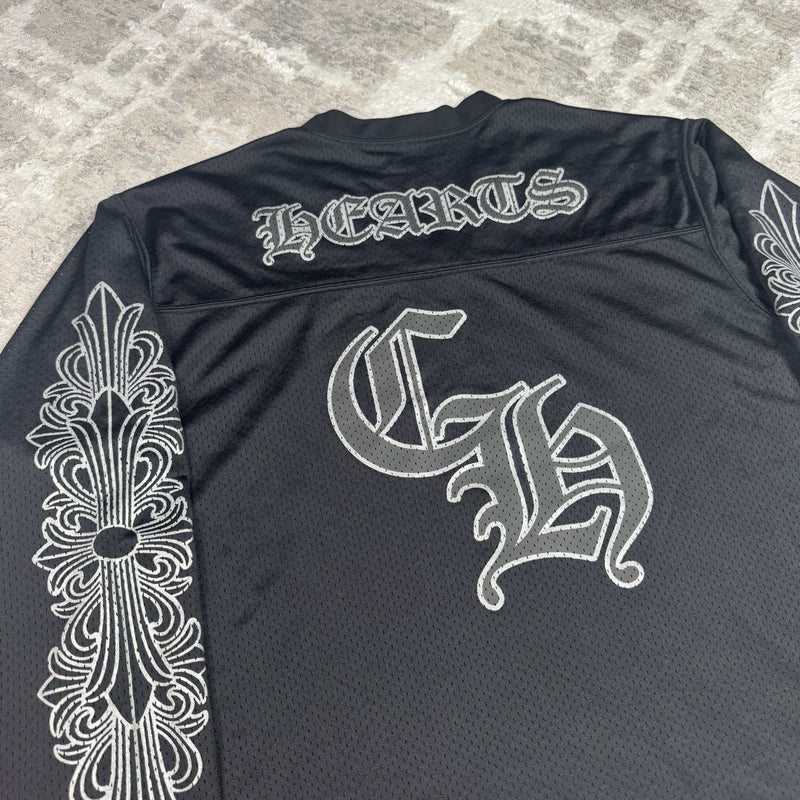 Chrome Hearts Mesh Stadium Floral Long Sleeve Jersey 