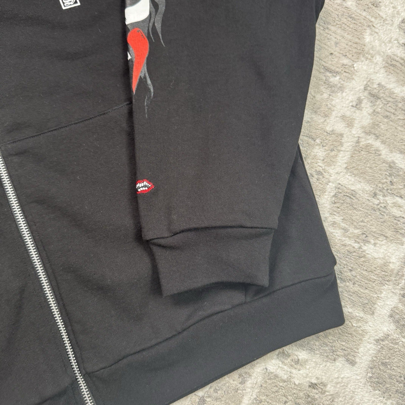 Chrome Hearts Matty Boy Thermal Zip Up Hoodie