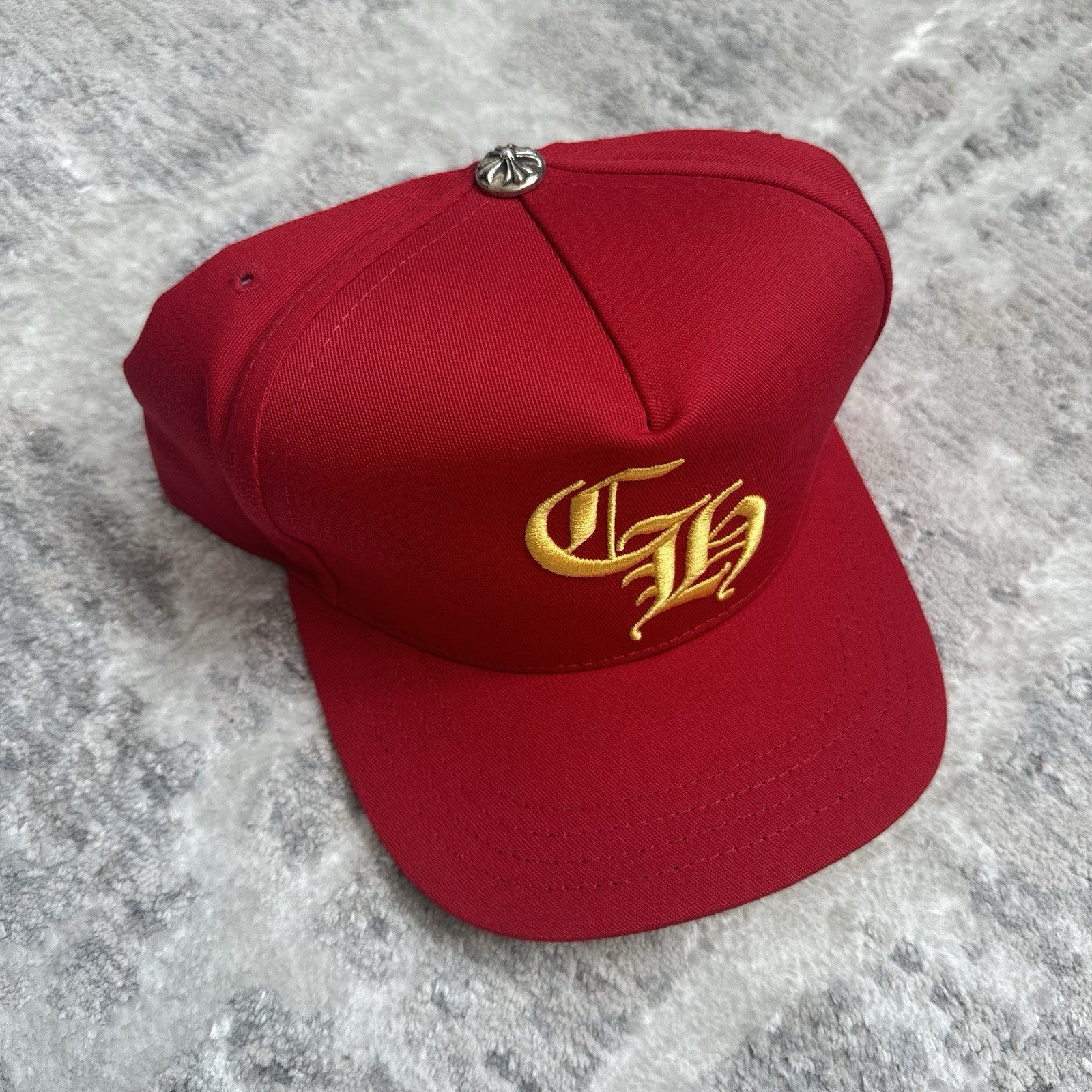 Chrome Hearts Baseball CH Hat ‘red Yellow’ 