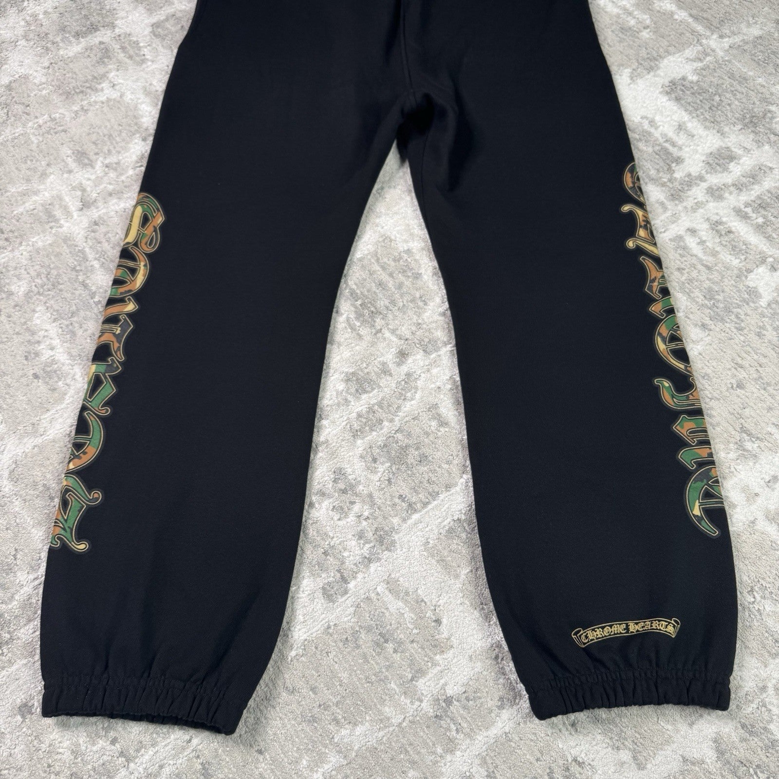 Chrome Hearts Cemetery Triple Cross Camo Sweatpants 