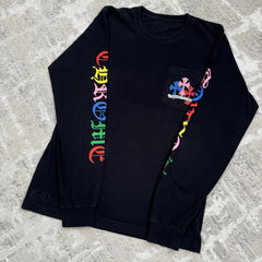 Chrome Hearts Cemetery Multi-color Cross Long Sleeve Shirt 