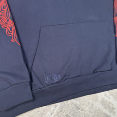 Chrome Hearts Floral Horseshoe Pullover Hoodie 