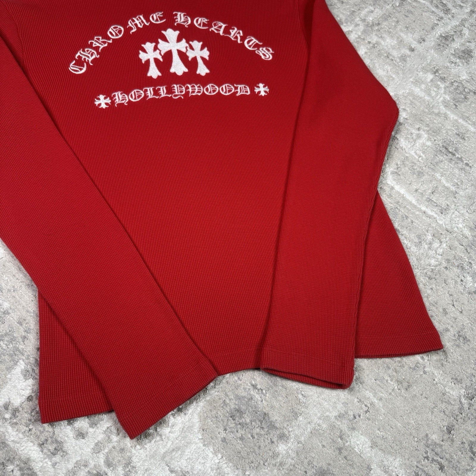 Chrome Hearts King Taco Triple Cross Waffle Thermal Long Sleeve 