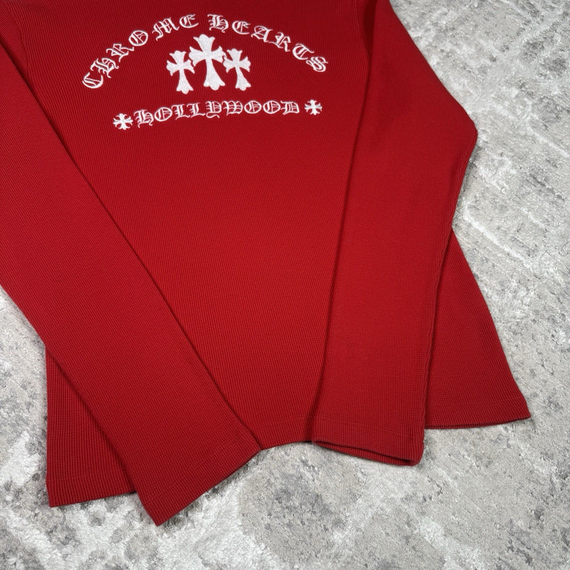 Chrome Hearts King Taco Triple Cross Waffle Thermal Long Sleeve 