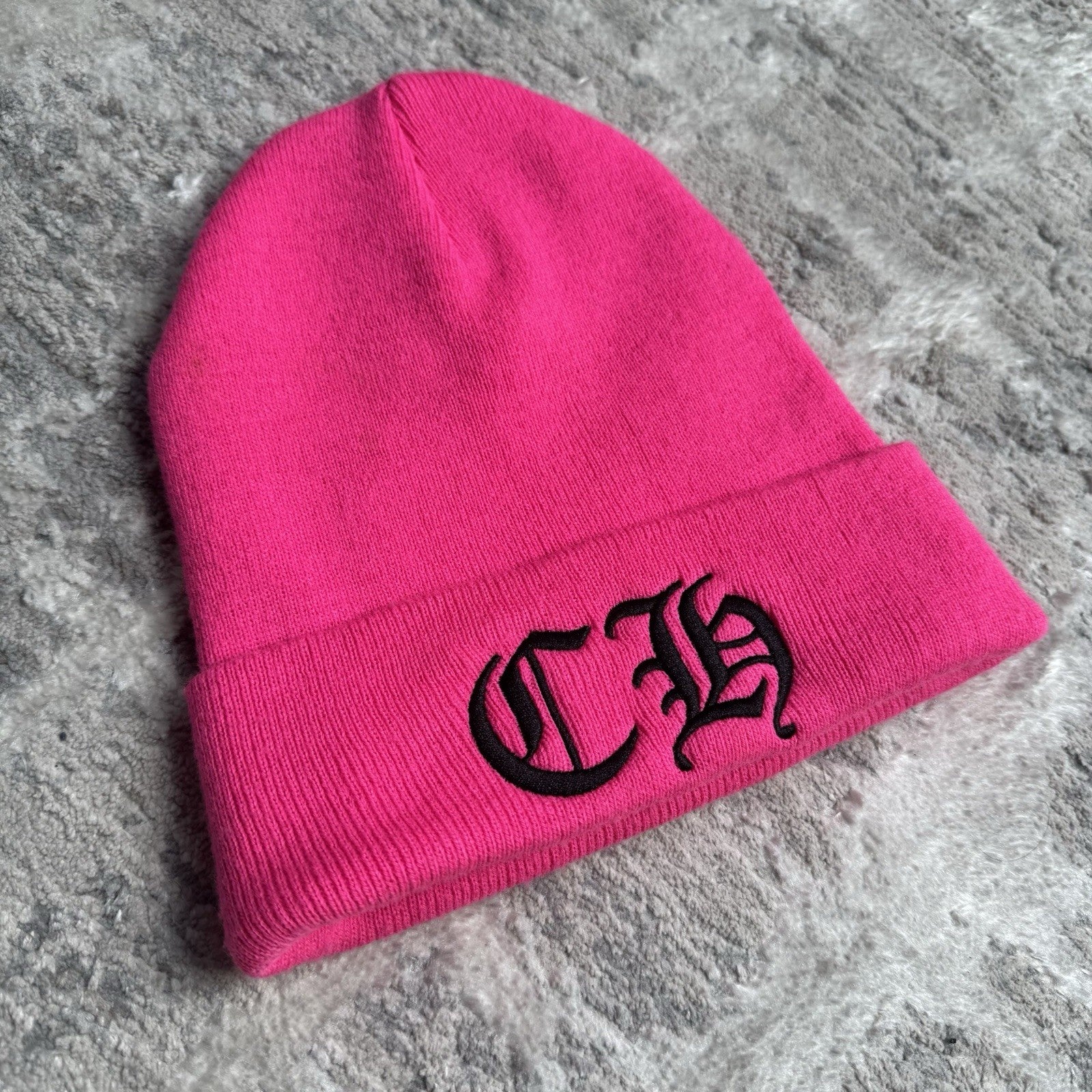 Chrome Hearts CH Embroidered Logo Beanie Hat