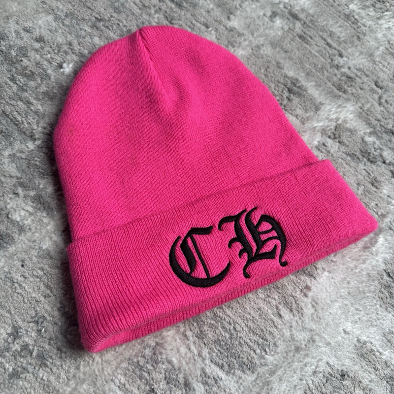 Chrome Hearts CH Embroidered Logo Beanie Hat