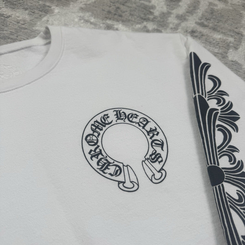 Chrome Hearts Horseshoe Floral Pullover Crewneck 