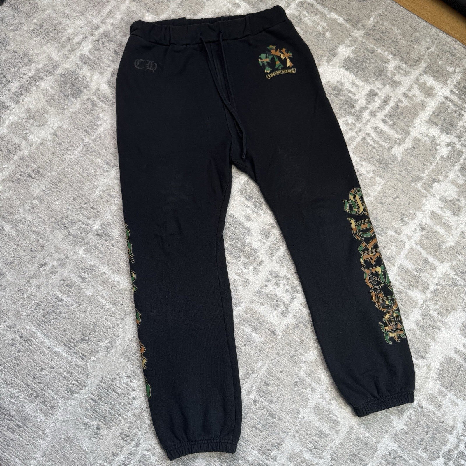 Chrome Hearts Camo Triple Cross Sweatpants 