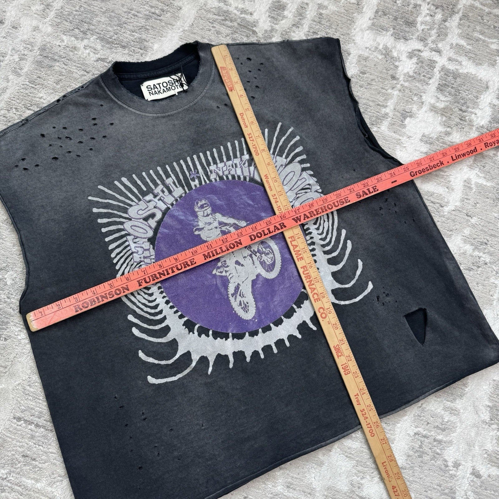 Satoshi Nakamoto Motorsport Cut-off Shirt 