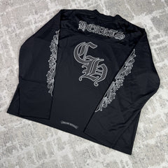 Chrome Hearts Mesh Stadium Floral Long Sleeve Jersey 