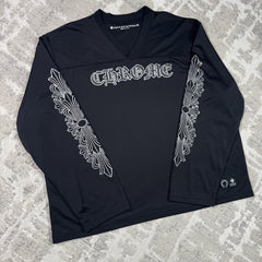 Chrome Hearts Mesh Stadium Floral Long Sleeve Jersey 