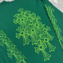 Chrome Hearts Flooded Cross Long Sleeve Tee Shirt 