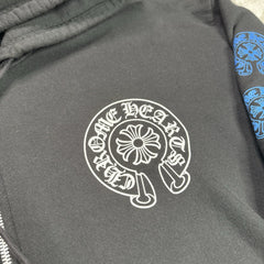 Chrome Hearts Horseshoe Multi-color Zip Up Hoodie 