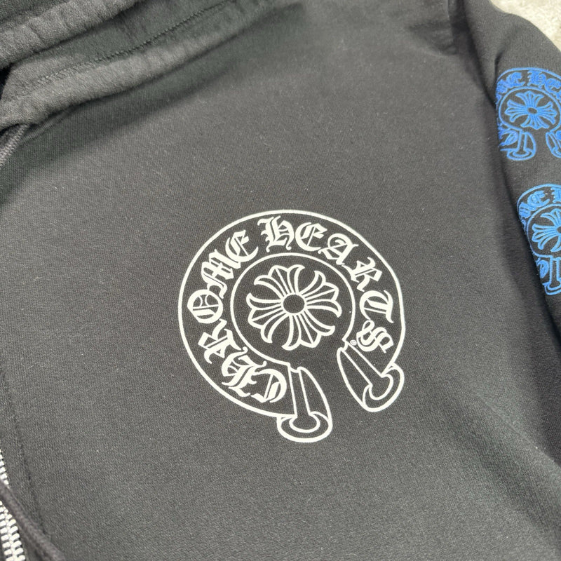 Chrome Hearts Horseshoe Multi-color Zip Up Hoodie 