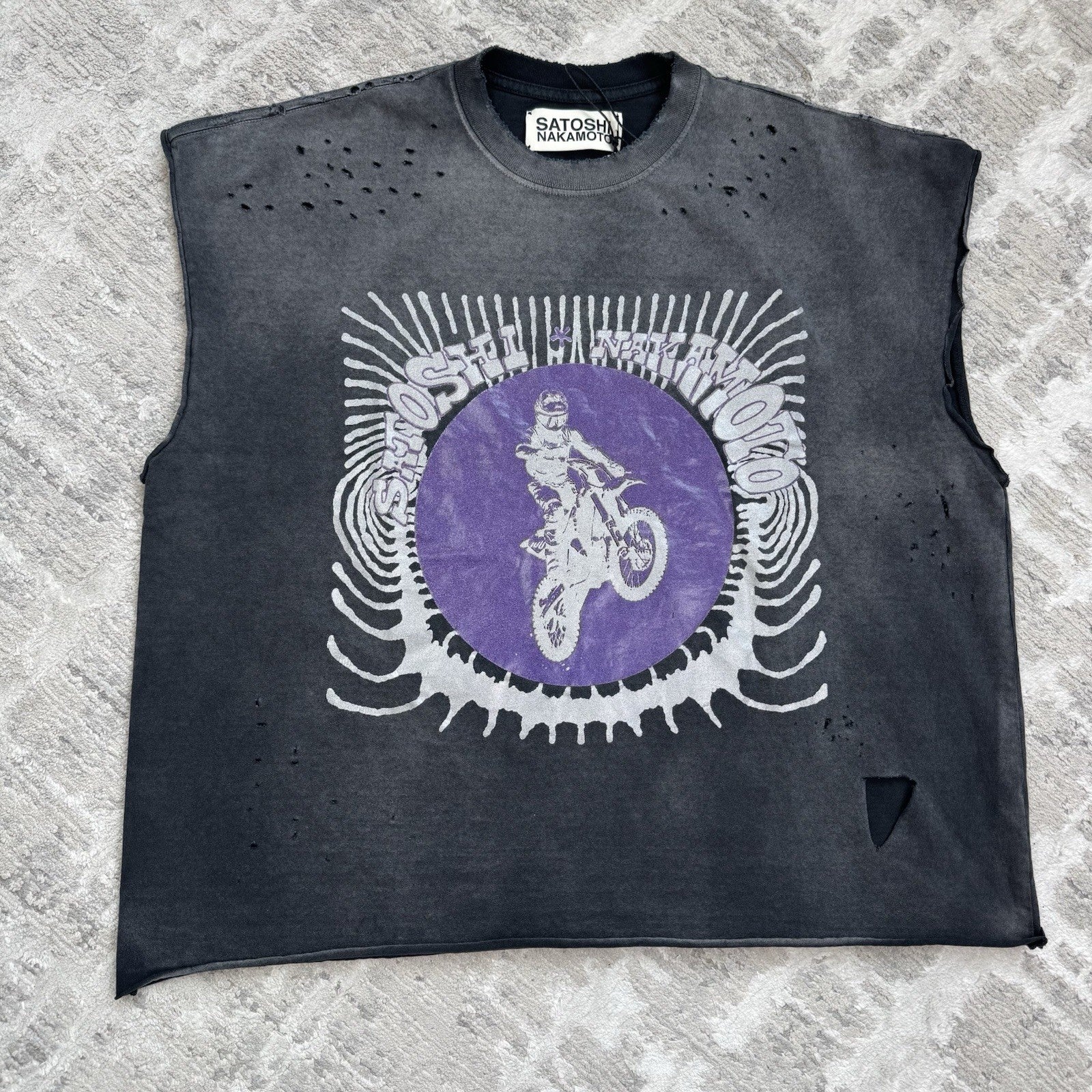 Satoshi Nakamoto Motorsport Cut-off Shirt 
