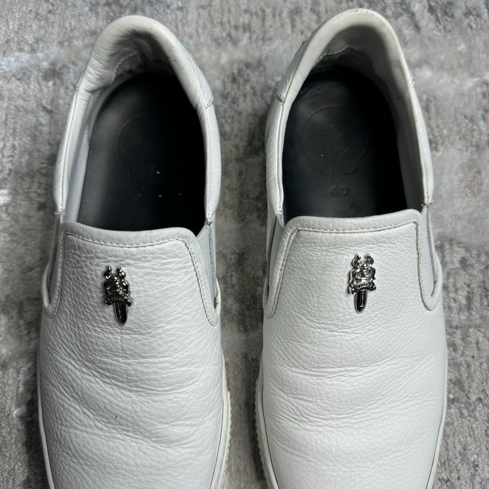 Chrome Hearts Vans Dagger Slip Ons 
