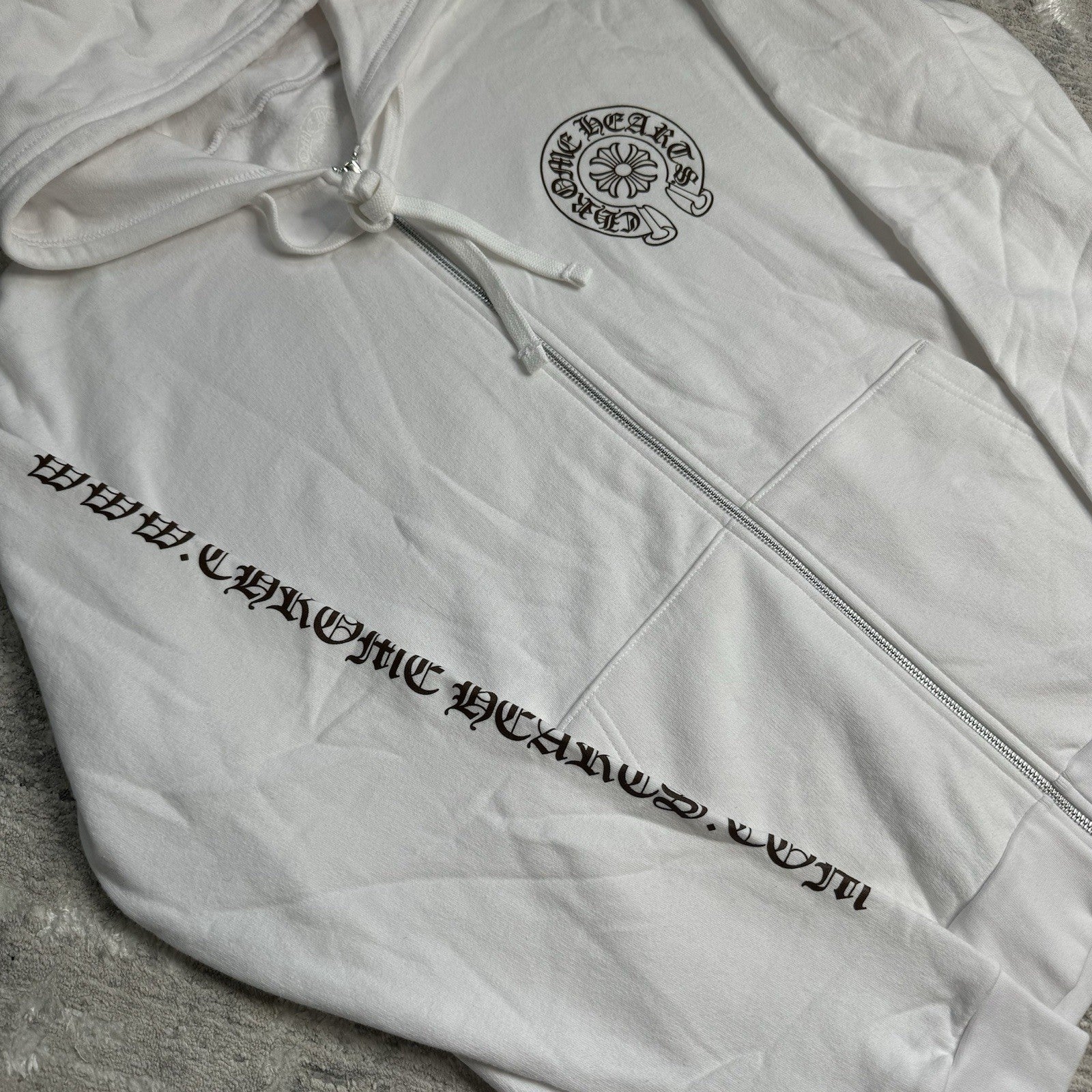 Chrome Hearts Online Exclusive Zip Up Hoodie 