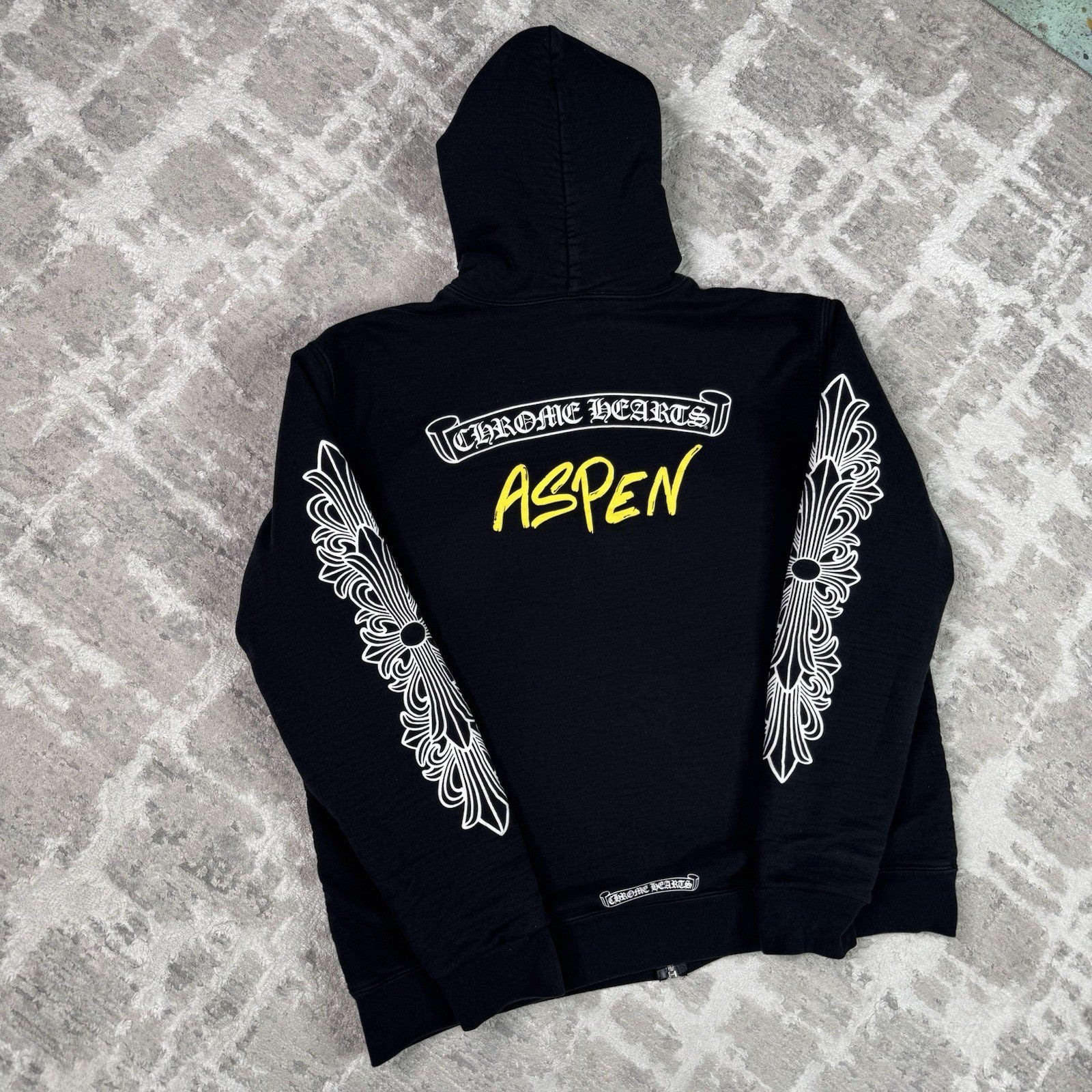 Chrome Hearts Aspen Exclusive Thermal Zip Up Hoodie 