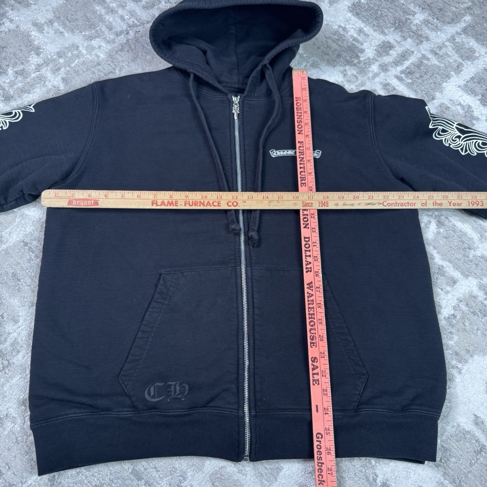 Chrome Hearts Aspen Exclusive Thermal Zip Up Hoodie 