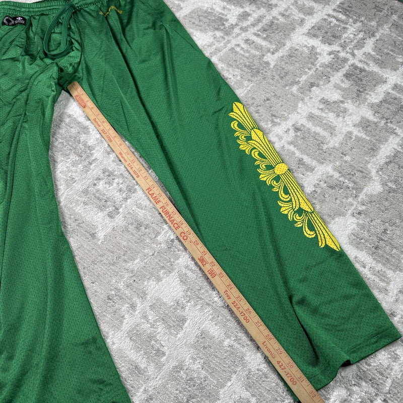 Chrome Hearts Mesh CH Stadium Floral Sweatpants 