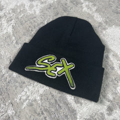 Chrome Hearts Matty Boy Sex Records Leather Patch Beanie 