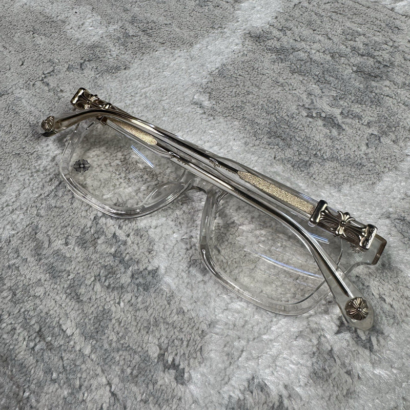 Chrome Hearts Cox Ucker Clear Frame Glasses