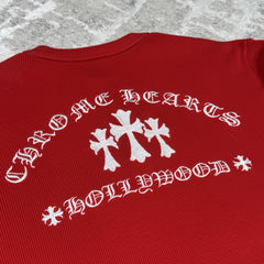 Chrome Hearts King Taco Triple Cross Waffle Thermal Long Sleeve 