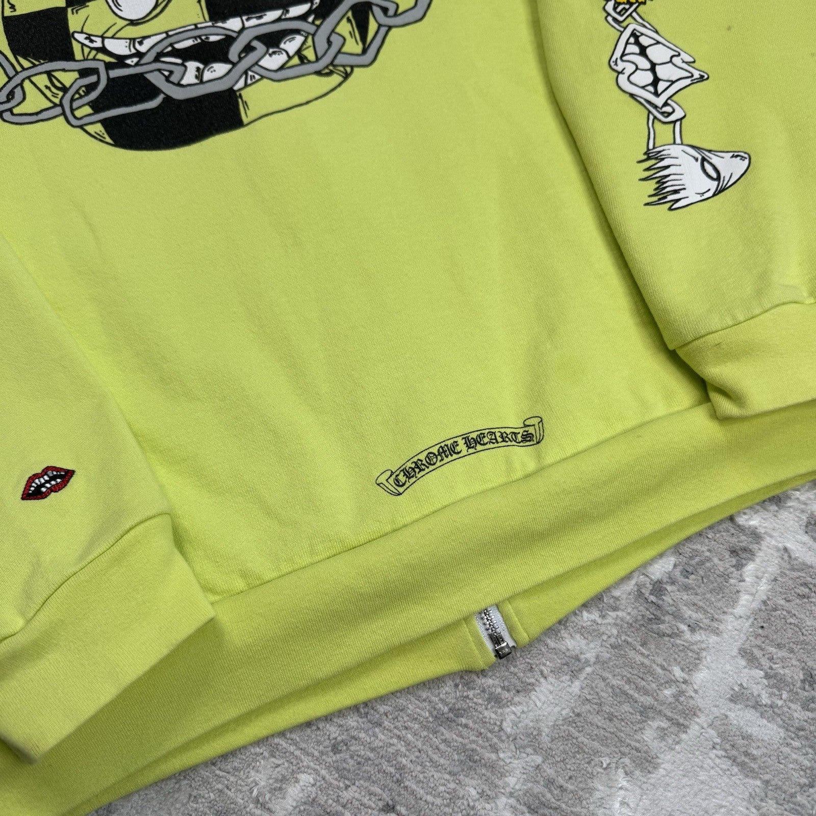 Chrome Hearts Matty Boy Link Zip Up Hoodie 