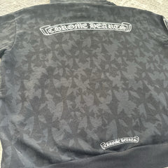 Chrome Hearts Allover Cemetery Cross Print Pullover Hoodie 