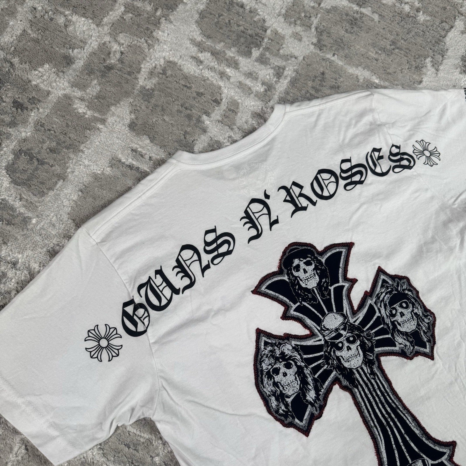 Chrome Hearts Guns N Roses Short Sleeve Tee Shirt 