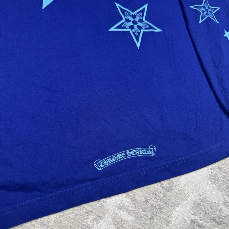 Chrome Hearts Stars Long Sleeve Tee Shirt 