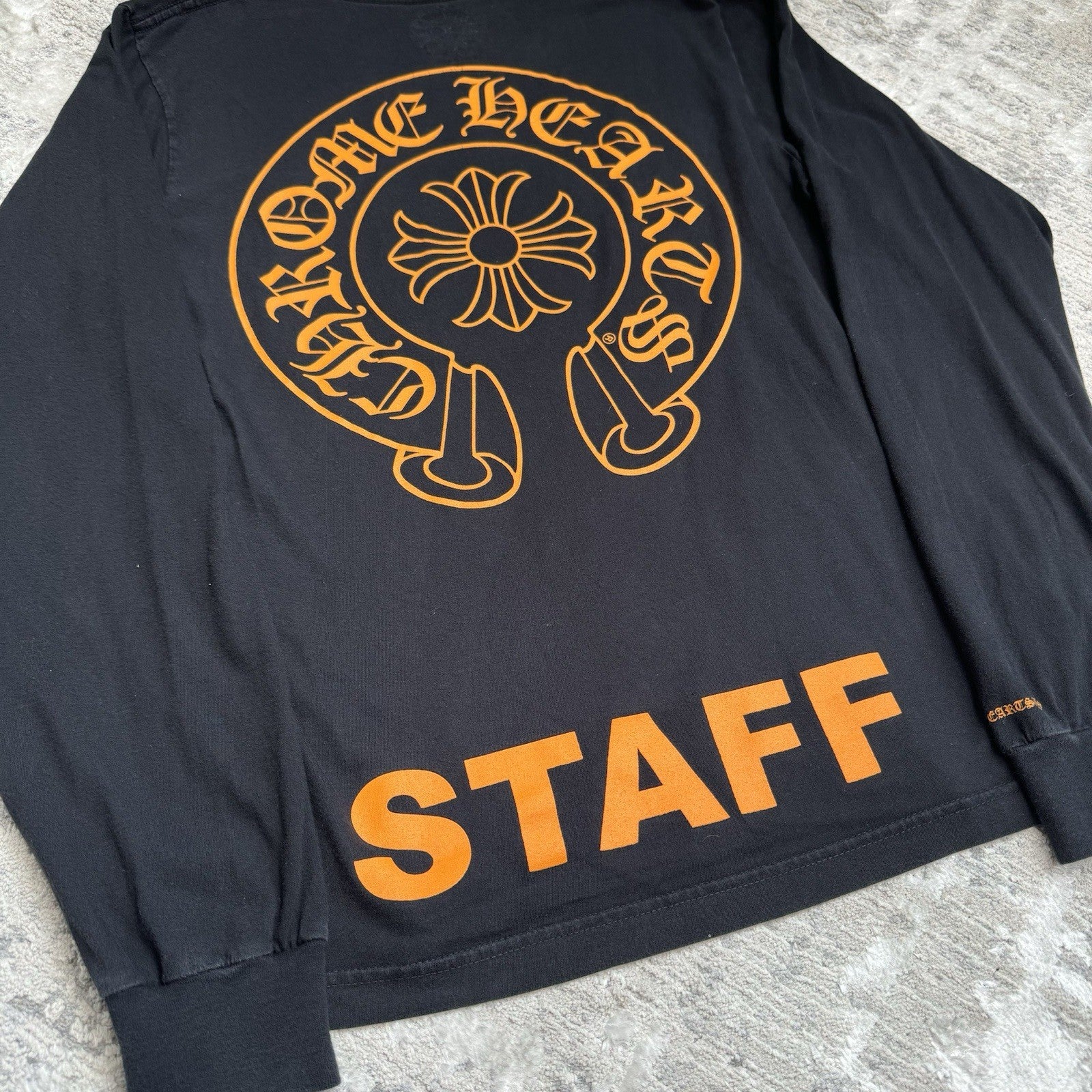 Chrome Hearts Staff Horseshoe Long Sleeve Pocket Tee Shirt 