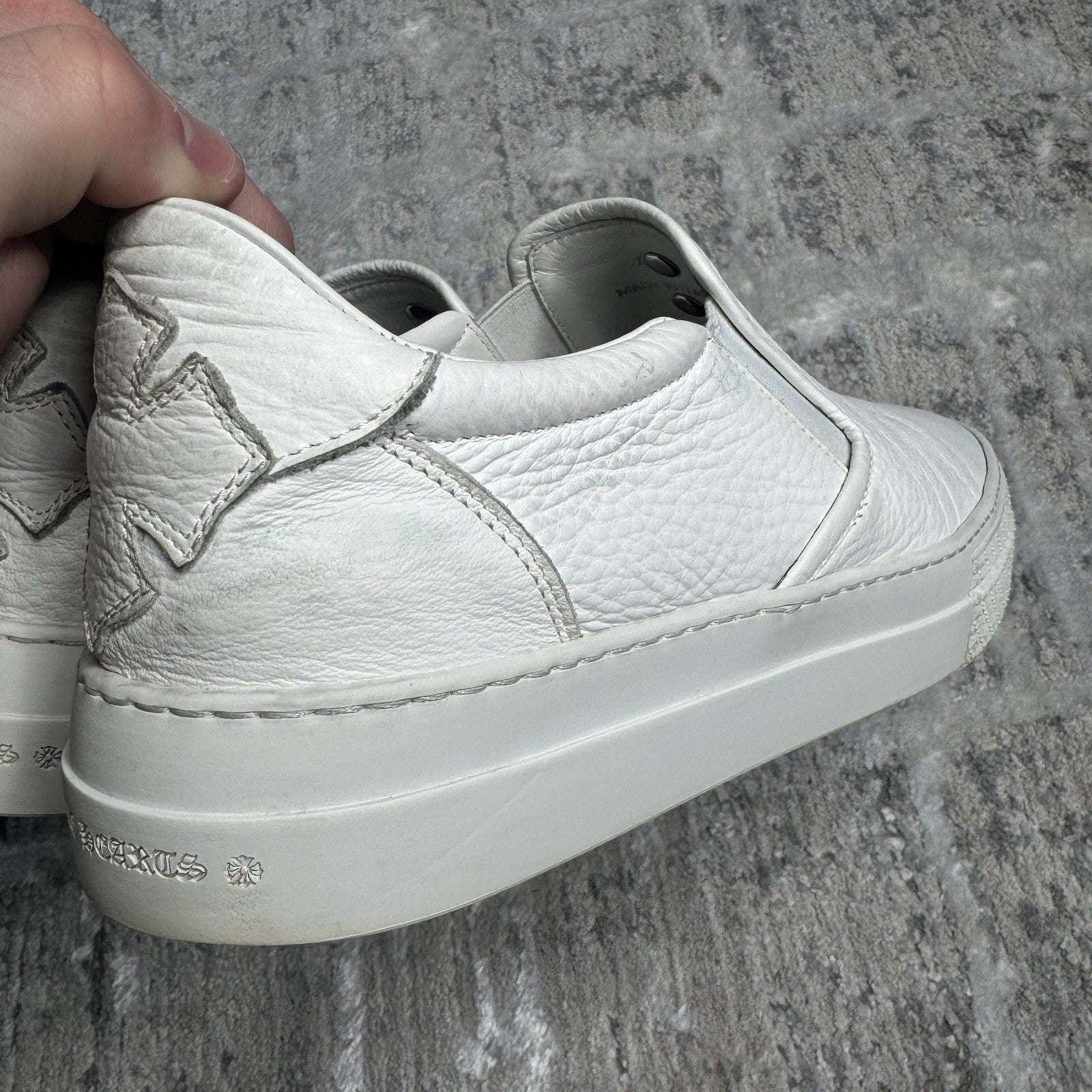 Chrome Hearts Vans Dagger Slip Ons 