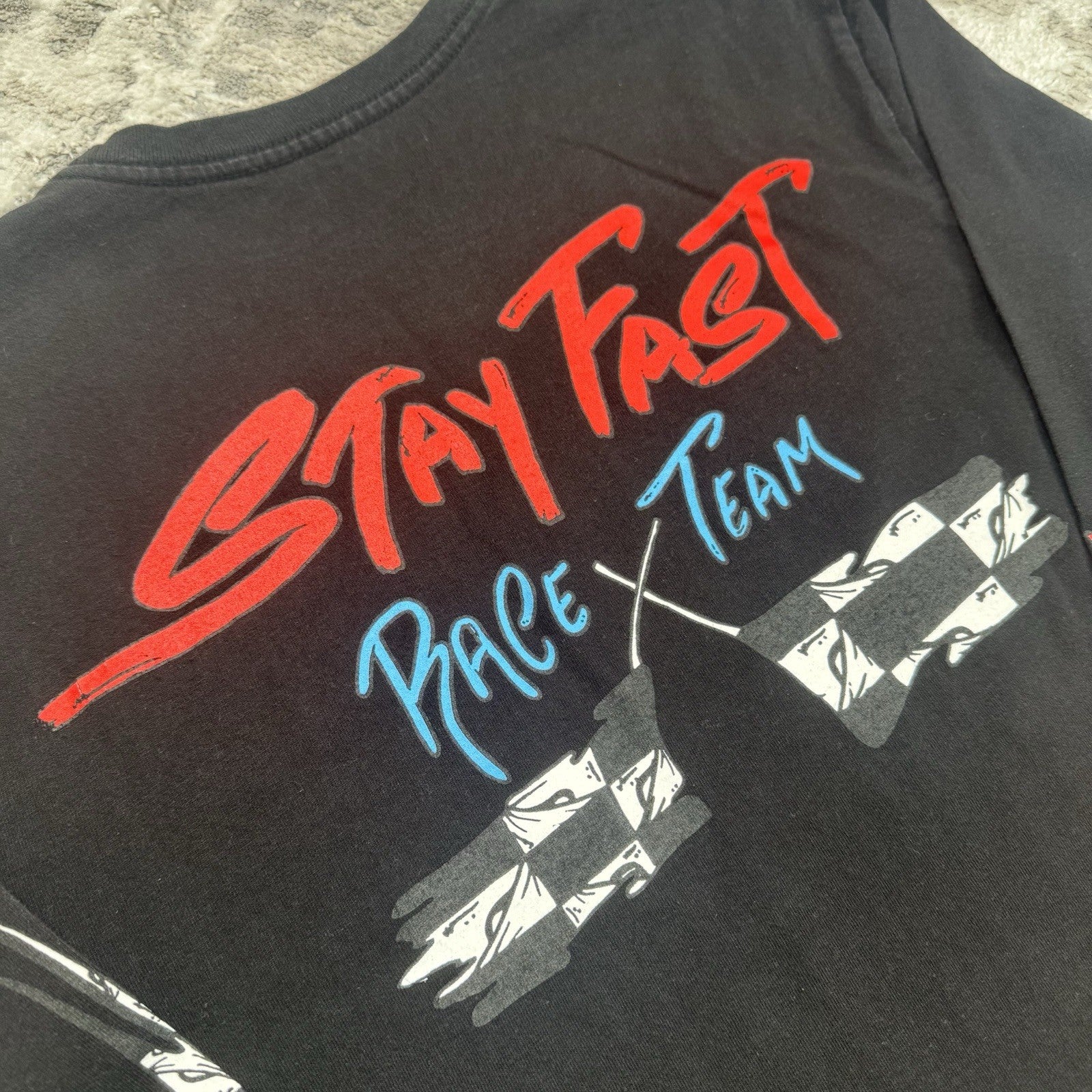 Chrome Hearts Matty Boy Stay Fast Long Sleeve Tee Shirt 