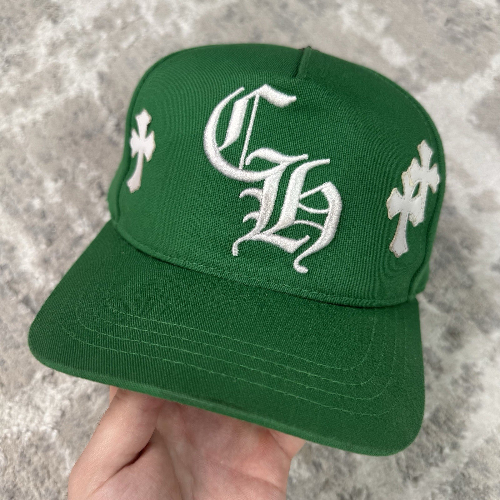 Chrome Hearts Cross Patch Baseball Hat 