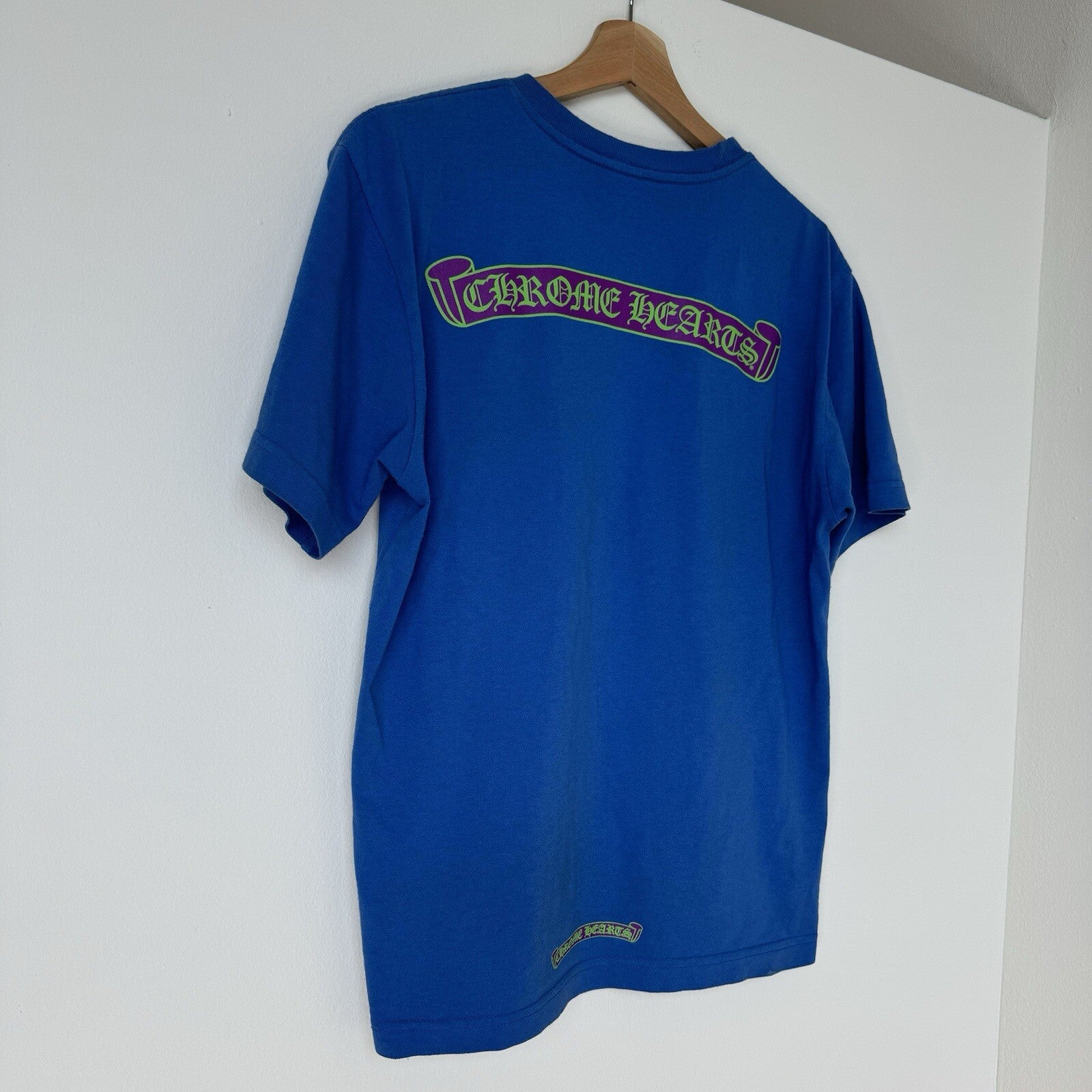 Chrome Hearts Scroll Logo Short Sleeve Pocket Tee 
