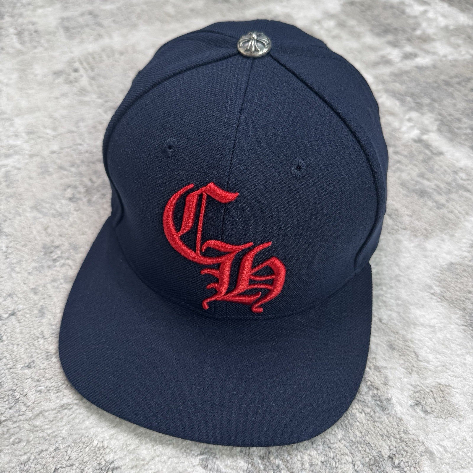 Chrome Hearts Baseball CH Hat ‘navy Red’ 