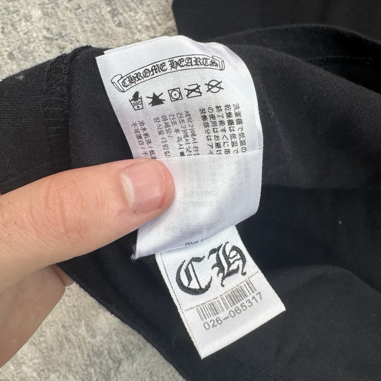 Chrome Hearts Gradient Logo T Bar Short Sleeve Tee Shirt 