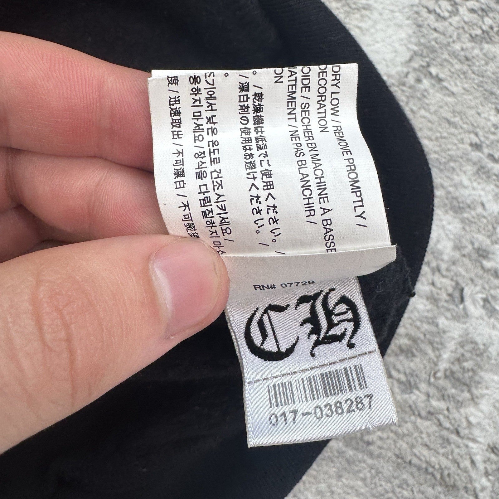 Chrome Hearts Horseshoe Floral Pullover Hoodie 