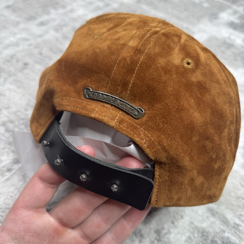 Chrome Hearts Suede Dagger Leather Strap Hat