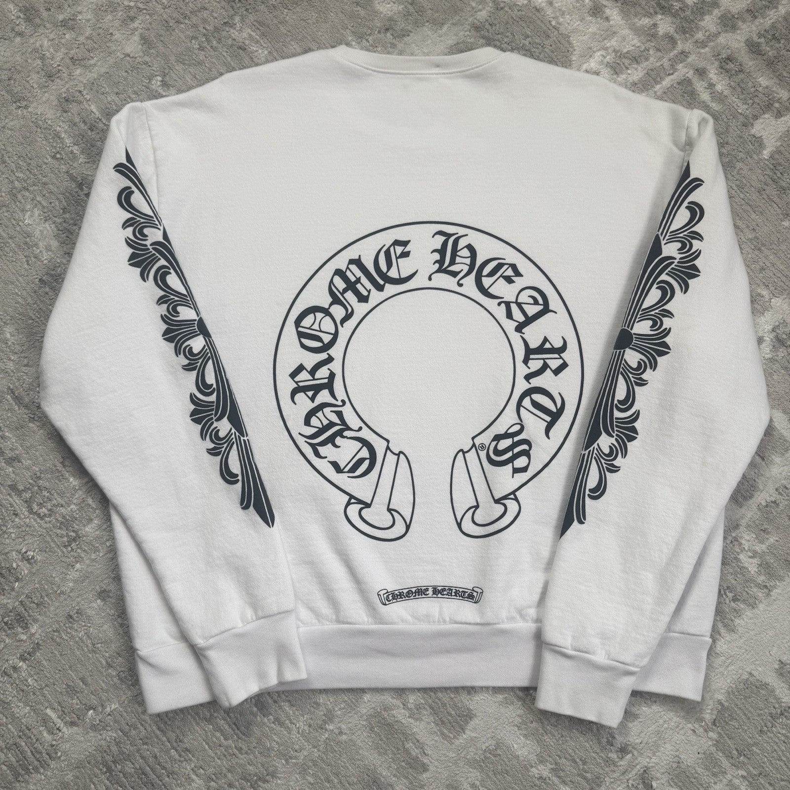 Chrome Hearts Horseshoe Floral Pullover Crewneck 