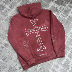 Chrome Hearts CLB Cutout Cross Pullover Hoodie