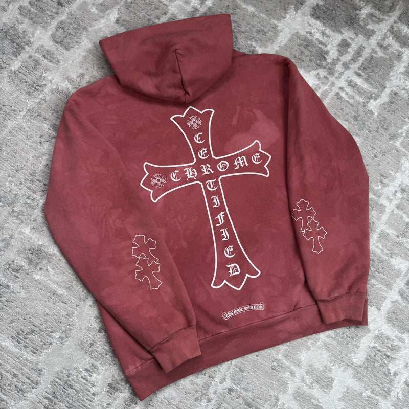 Chrome Hearts CLB Cutout Cross Pullover Hoodie